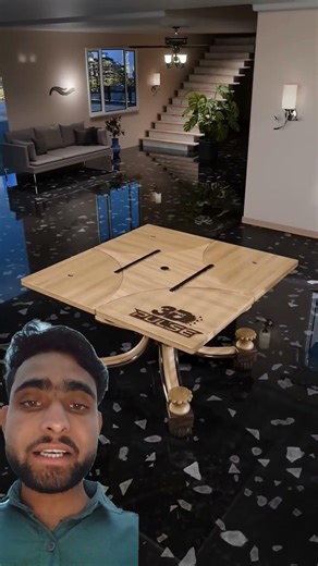 #3dpulse #transformingtable #convertibledesign #spacesaver #smartfurniture #wood #woodenalmari