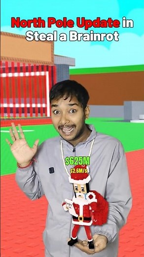 North Pole Update in Steal a Brainrot | #roblox #stealabrainrot