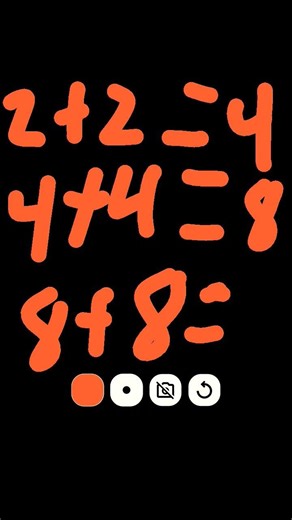 2+2=4, 4+4=8, 8+8= ------