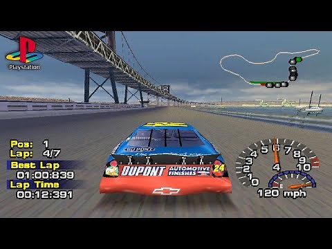 NASCAR Thunder 2004 (PS1 Gameplay)