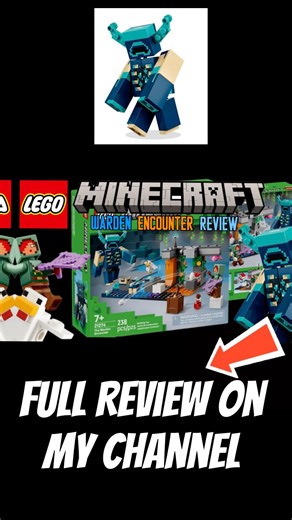 This LEGO Warden Is TERRIFYING… 😳 #lego #minecraft