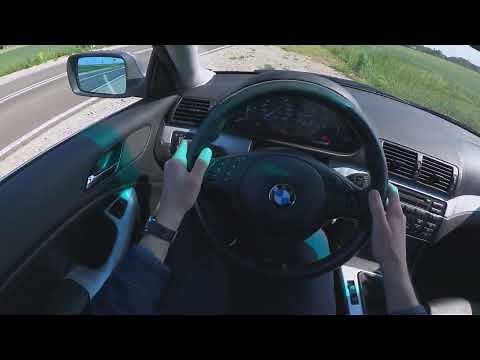 2004 BMW 3 Series E46 320Ci 170 HP POV Driving | GoPro Hero 8 4K60