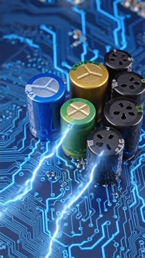What is a Capacitor? | How it Stores Energy ⚡ #haelectronic01 #capacitor #diy