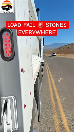Crazy Truck Fail — Loose Load on the Road! #amaninusa