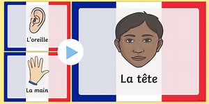 Body Parts in French PowerPoint