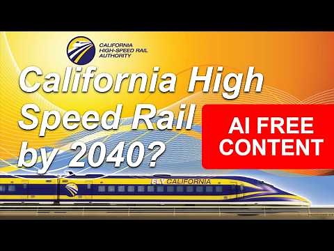 California High Speed Rail By 2040 Now?
