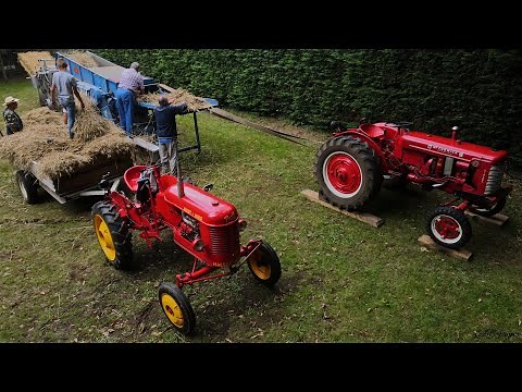 Retour 70 ans en arrière... la moisson à l'ancienne. Batteuse "ARS"