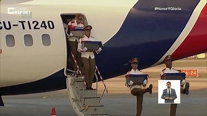 ⚡WATCH: The remains of 32 Cuban military officers killed during a 🇺🇸U.S. strike in Venezuela were flown back to Havana today.😲😲 #war #drone #tank #military Cuba says the personnel were part of Maduro’s security detail under bilateral agreements. | War Fighter