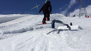 Snowboard trick highlights in action