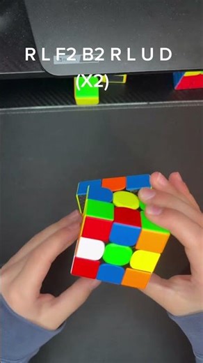 How to do wire pattern on a 3x3 #cubing #wire pattern # rubik’s cubes