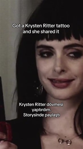 Krysten Ritter Tattoo Inspired by Breaking Bad