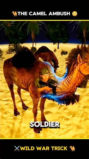 The Camel Ambush 😳🐪 #facts #shorts