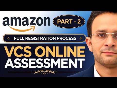 Amazon VCS Assessment Test 2026 | Step By Step Process | Salary ₹XX,000/Month 💻