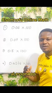 Multiplication of Decimal | Esomnofu Online MATH