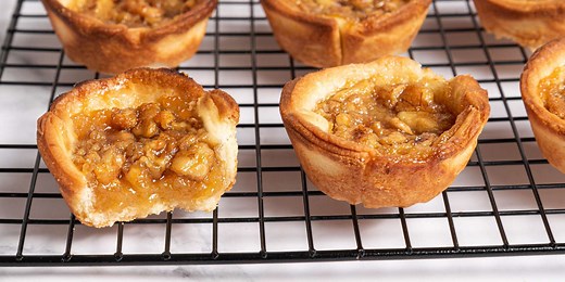 Apple Walnut Canadian Butter Tarts