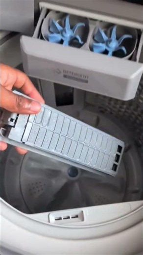 Watch how to deep clean your top-load washing machine and remove hidden dirt.