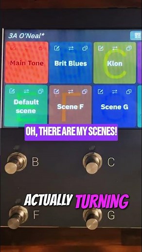 Quad Cortex: Quickly Access Your Scenes!