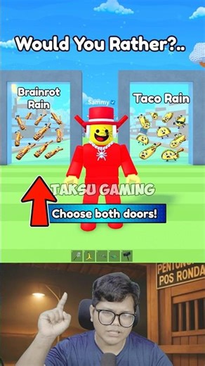 Huh, it can rain six seven on this map?! 😯 #roblox