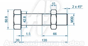 Perno y Tuerca en 3D (1 de 3) - AutoCAD Varios