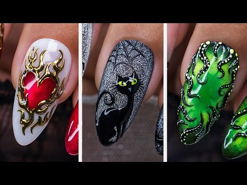 Spooktacular👻Nail Art Tutorials 2025 | Best Halloween Compilation🎃