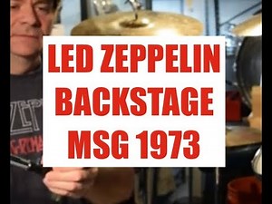LED ZEPPELIN BACKSTAGE FOOTAGE * The Song Remains The Same Movie