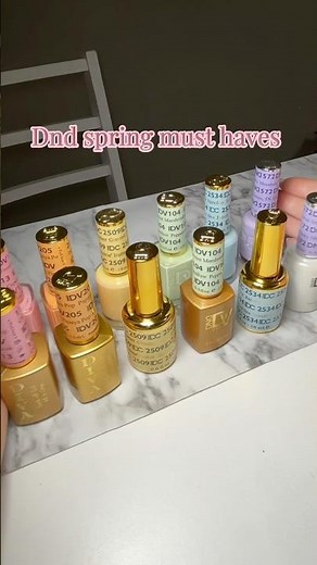 DND spring gel polish colors #dndgelpolish #dndgel #gelpolish