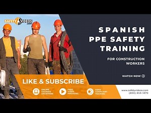 Spanish PPE Safety Training For Construction Workers from SafetyVideos.com