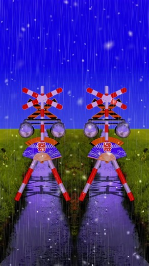 railroad crossing 🚸#railroadcrossing #levelcrossing #animation #funny #fun #railroad #viralshort