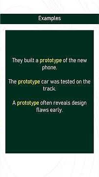 prototype # Expand Your English Vocabulary