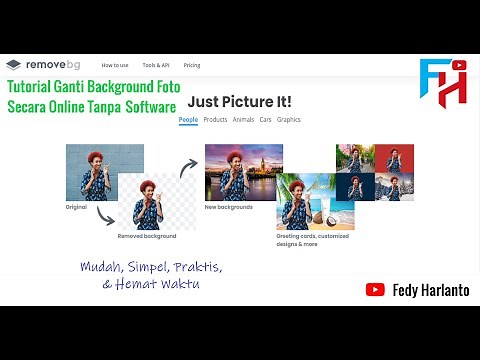 Tutorial Cara Mengganti Background Foto Tanpa Software, Mudah, Cepat & Praktis Lagi