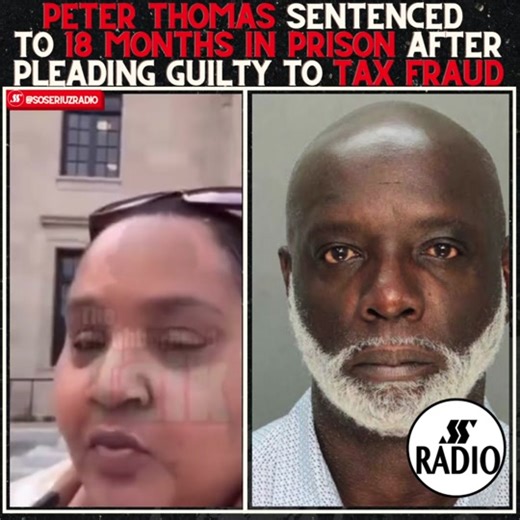 Peter Thomas Sentenced: 18 Months for Tax Fraud