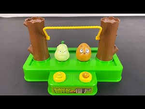 4 Minutes Unboxing ASMR Plants vs. Zombies Nuts, Squash Skipping Rope Toy Set | Toy Review