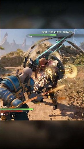 Ghost Of Sparta💀🔥 Vs Egil the Oath Guard Unstoppable God Of War Ragnarok #gaming #godofwar #shorts
