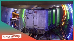 Auckland’s 14-kilometre waste and stormwater tunnel. We take an exclusive ride deep underground to check-out progress on Watercare’s 14-kilometre waste and stormwater tunnel that will help prevent sewage overflows into Auckland Harbour. | Seven Sharp