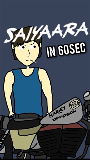 Syed Bashaar on Instagram: "I know it's a little late. But here is the 60sec animation of Saiyaara. Also, it's review time. Jokes apart . Honest review: The movie wasn't good. Maybe to the juvenile mind it might look deep and emotionalz but that's just your hyperactive teenage emotions.. . Saiyaara felt like the most open defiance of "Show, don't tell" rule. Everything here seemed like a teleshopping ad where every feature is repeated several times. . All in all it felt like a fan made tribute o