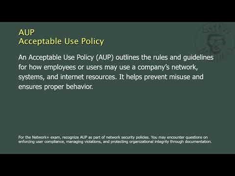 AUP - Acceptable Use Policy
