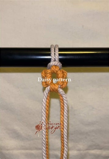 Macrame Pattern Tutorial: Daisy Knot Design