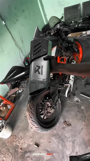 Exhaust RC 390 Install 🔥⚡ full look 💯 #rc390 #ytshorts #shorts #viralshorts