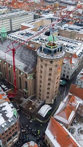 🇩🇰💪👏 @theroundtower #rundetaarn #copenhagen #denmark #spierings #ttmobilkran | Spierings Mobile Cranes