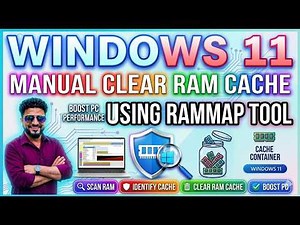 Windows 11 – Manual Clear RAM Cache Using RAMMap Tool | Boost PC Performance
