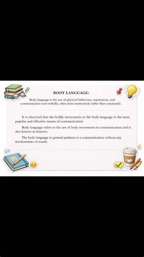 BODY LANGUAGE, EXAMPLE, AND IT'S FEATURES. #passthepill #communicationskills #communitypharmacy