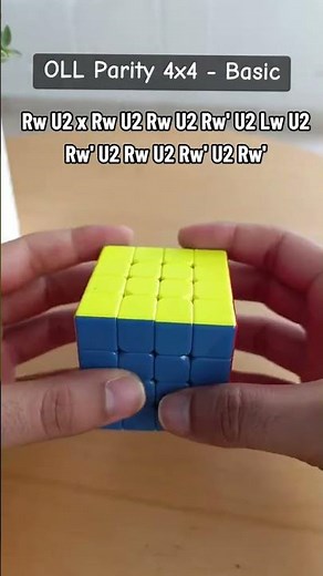 Tutorial OLL Parity 4x4 - Basic | Paridad OLL Básica