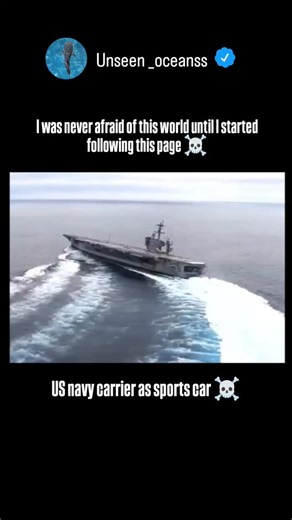 Unseen Oceans on Instagram: "A US Navy aircraft carrier is essentially the ultimate "supercar" of the ocean, blending raw power with high-tech precision that defies its massive 100,000-ton scale. Just as a performance vehicle relies on a high-torque engine, a carrier’s nuclear reactors provide virtually limitless energy, allowing it to "drift" through high-speed tactical turns that tilt the entire flight deck like a race car leaning into a hairpin curve. Its "launch control" is the advanced Elec