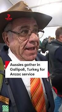 Aussies gather in Gallipoli, Turkey for Anzac service