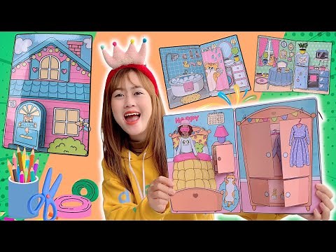 Trò Chơi Thiết Kế Ngôi Nhà Cho Búp Bê Giấy MiMi I Hà Hà Hí