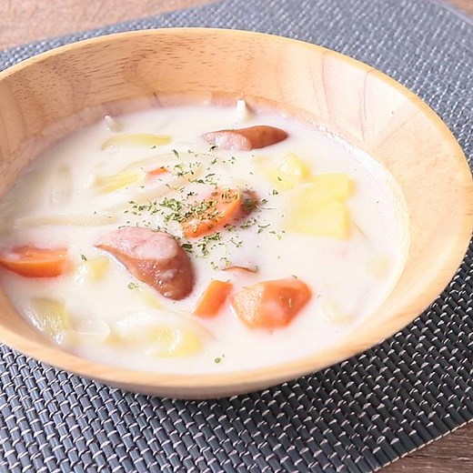 電子レンジで ほっこりクリームシチュー 作り方・レシピ | クラシル