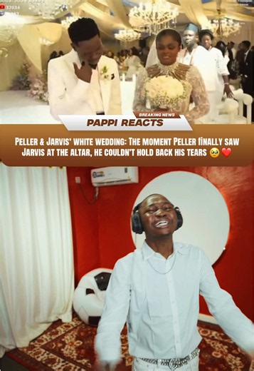 Peller couldn’t hold back his tears when he finally locked eyes with Jarvis at their white wedding. What a beautiful moment! 🥹❤️ #peller #jarvis #creatorsearchinsights #wedding #peller09