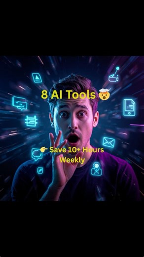8 AI tools that can replace HOURS of your work… in seconds