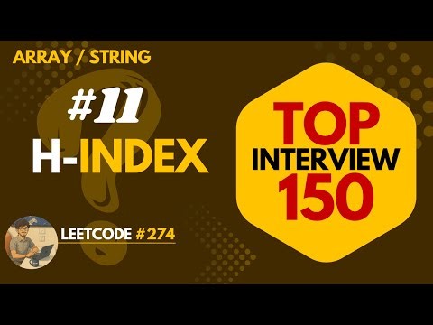 11. H-Index – LeetCode 274 📊 Brute Force vs Optimized Counting Approach | Clean & Intuitive!