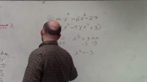 Learn how to factor and solve a polynomial to the 4th power